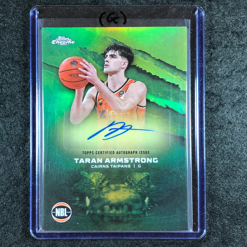 2024-25 Topps Chrome NBL TARAN ARMSTRONG NBL Auto Refractor #TA (G)