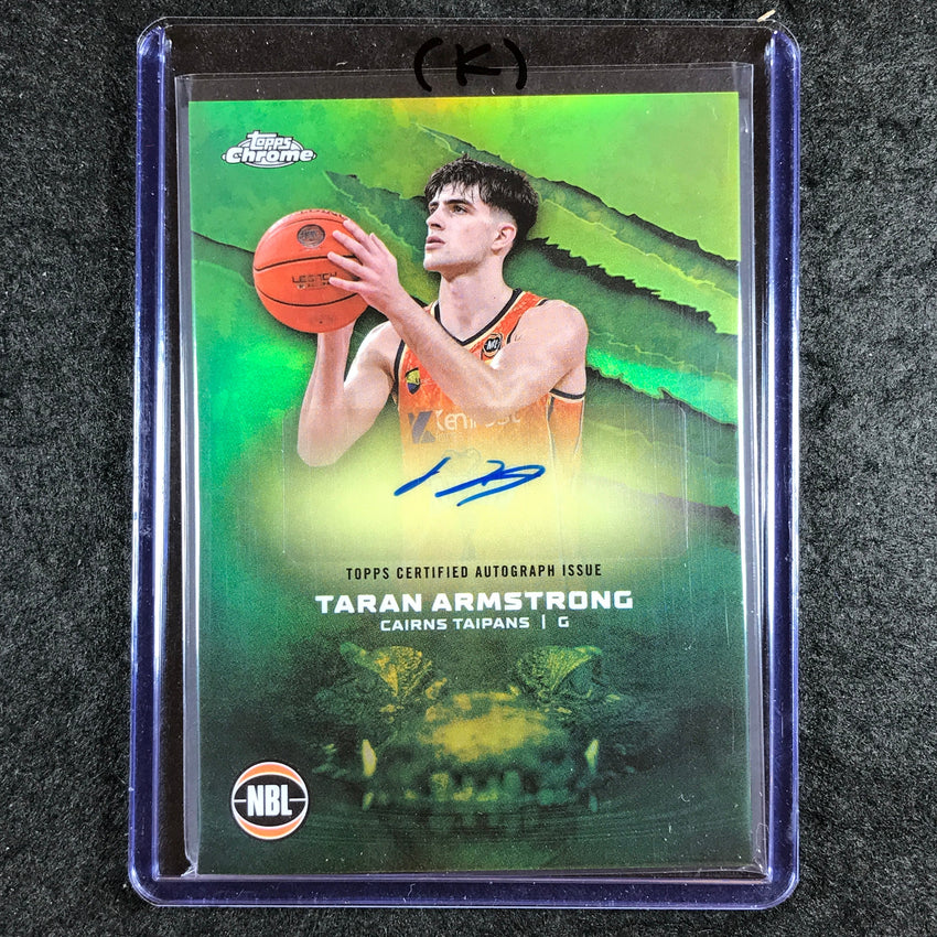 2024-25 Topps Chrome NBL TARAN ARMSTRONG NBL Auto Refractor #TA (K)