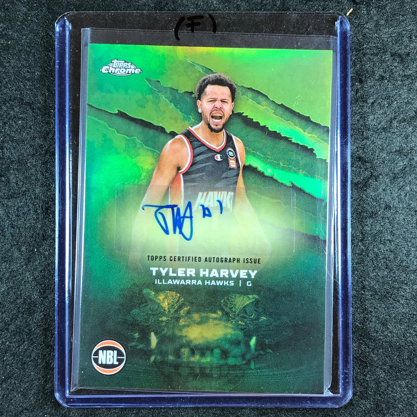 2024-25 Topps Chrome NBL TYLER HARVEY NBL Auto Refractor #TH (F)