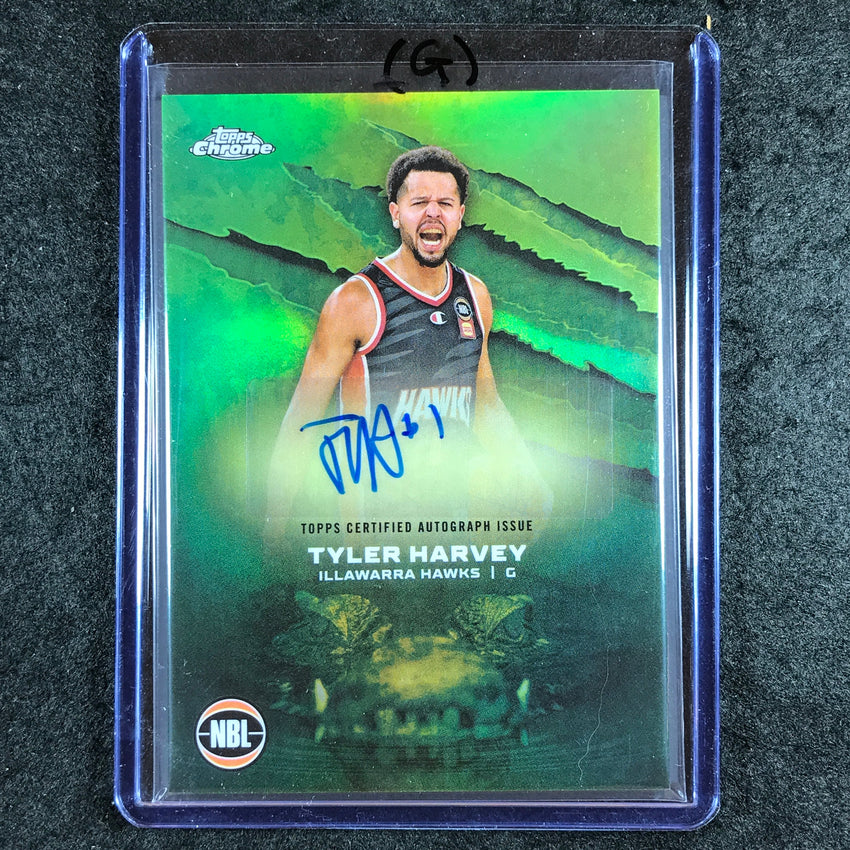 2024-25 Topps Chrome NBL TYLER HARVEY NBL Auto Refractor #TH (G)