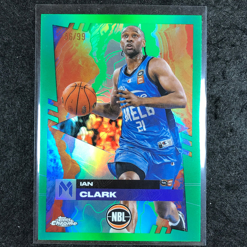 2024-25 Topps Chrome NBL IAN CLARK Base Green 56/99 #42