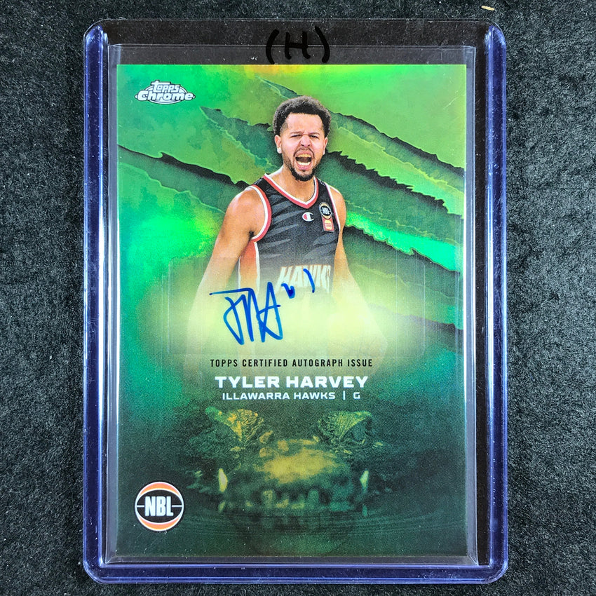 2024-25 Topps Chrome NBL TYLER HARVEY NBL Auto Refractor #TH (H)
