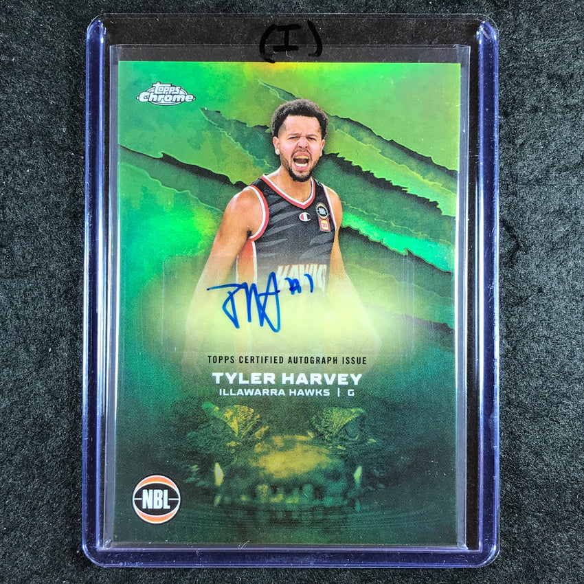 2024-25 Topps Chrome NBL TYLER HARVEY NBL Auto Refractor #TH (I)