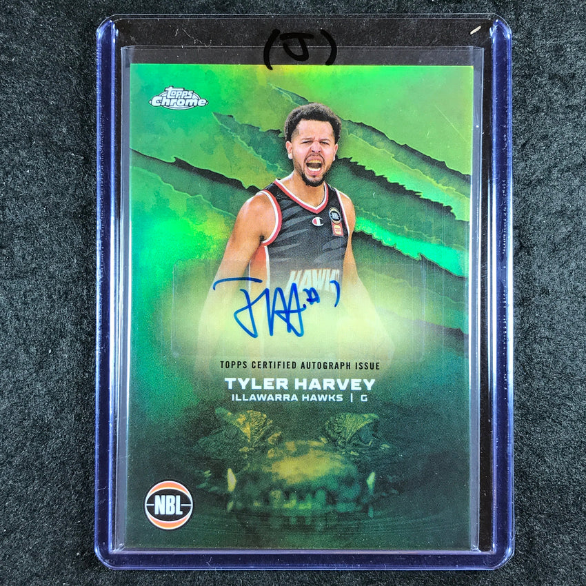 2024-25 Topps Chrome NBL TYLER HARVEY NBL Auto Refractor #TH (J)