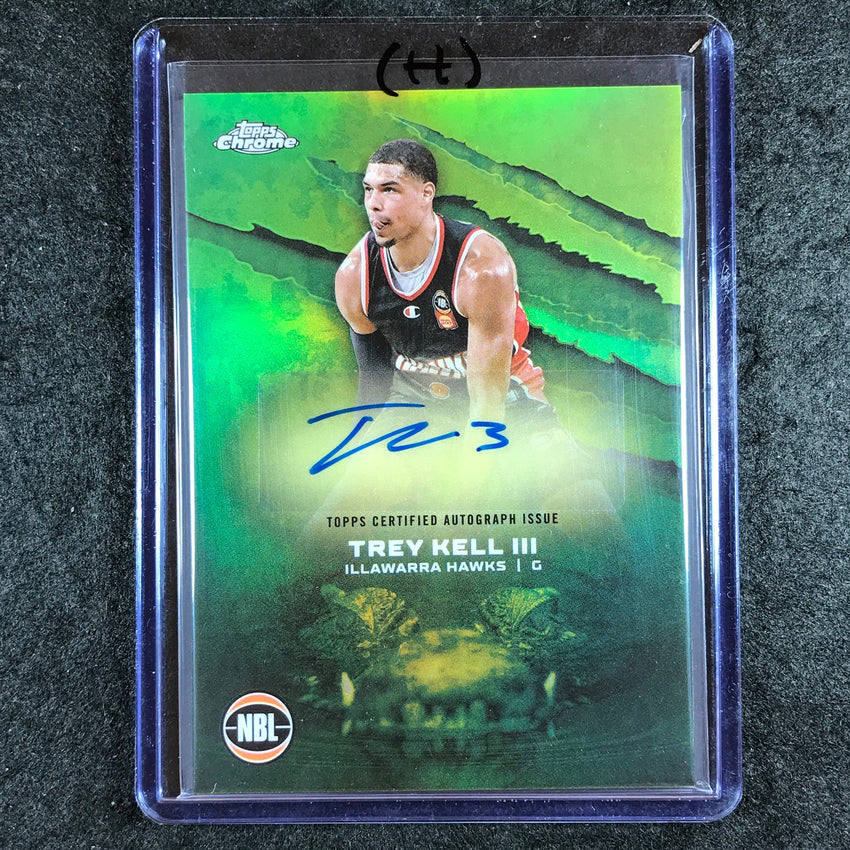 2024-25 Topps Chrome NBL TREY KELL III NBL Auto Refractor #TK (H)