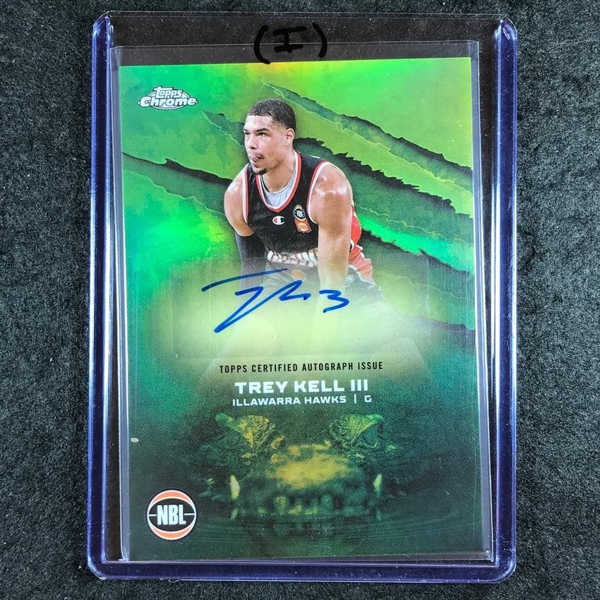 2024-25 Topps Chrome NBL TREY KELL III NBL Auto Refractor #TK (I)