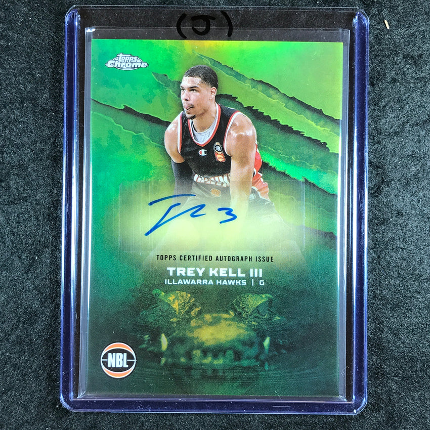2024-25 Topps Chrome NBL TREY KELL III NBL Auto Refractor #TK (J)