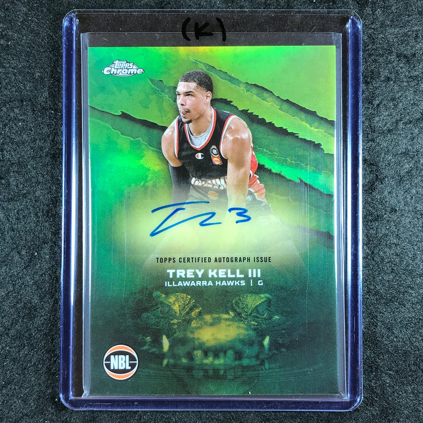 2024-25 Topps Chrome NBL TREY KELL III NBL Auto Refractor #TK (K)