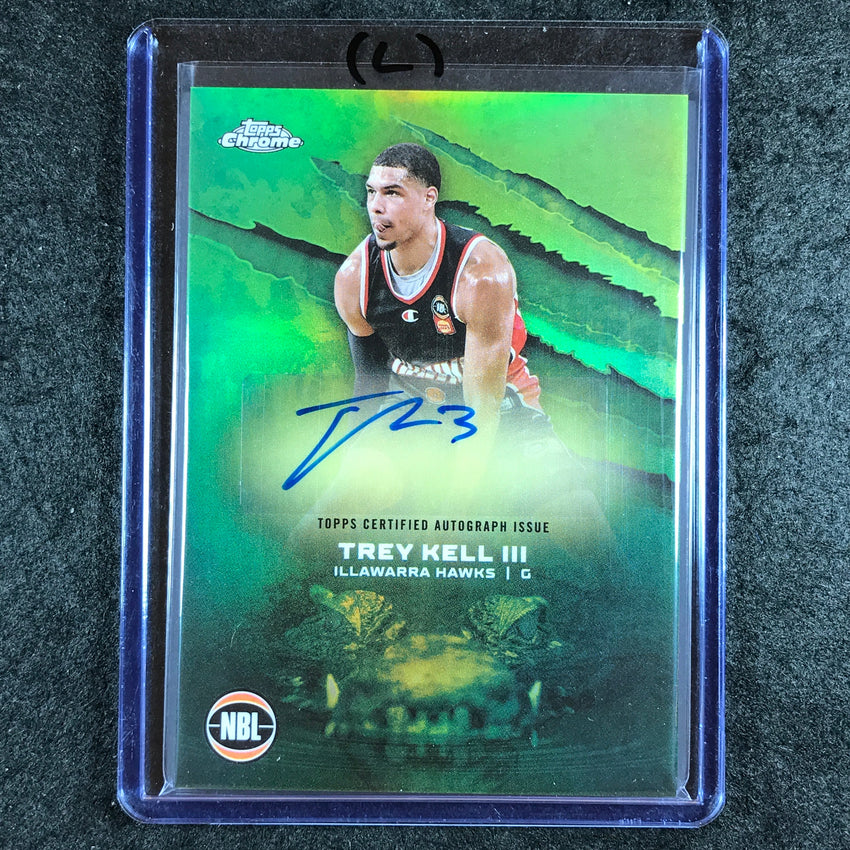 2024-25 Topps Chrome NBL TREY KELL III NBL Auto Refractor #TK (L)