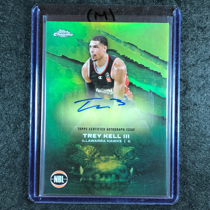 2024-25 Topps Chrome NBL TREY KELL III NBL Auto Refractor #TK (M)