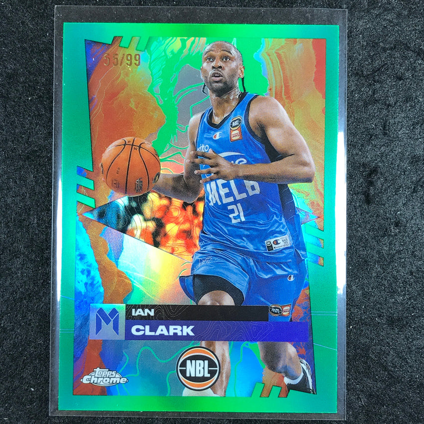 2024-25 Topps Chrome NBL IAN CLARK Base Green 55/99 #42