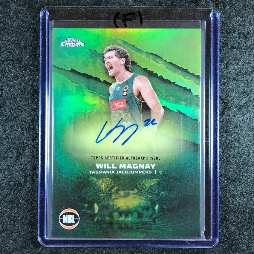 2024-25 Topps Chrome NBL WILL MAGNAY NBL Auto Refractor #WM (F)