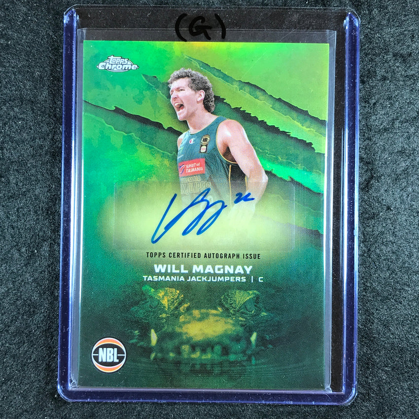 2024-25 Topps Chrome NBL WILL MAGNAY NBL Auto Refractor #WM (G)
