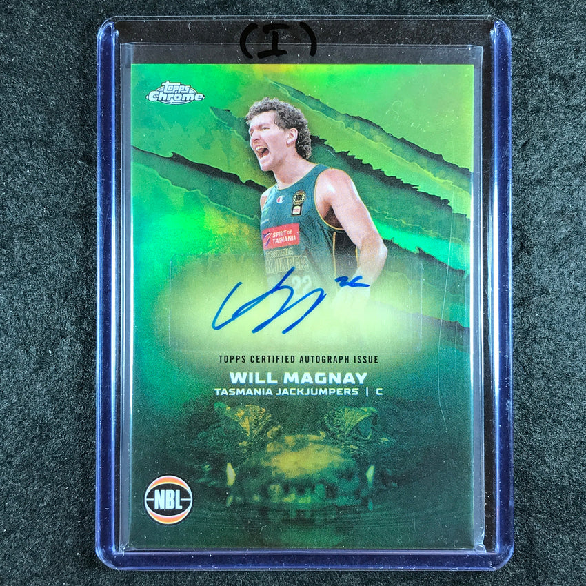 2024-25 Topps Chrome NBL WILL MAGNAY NBL Auto Refractor #WM (I)