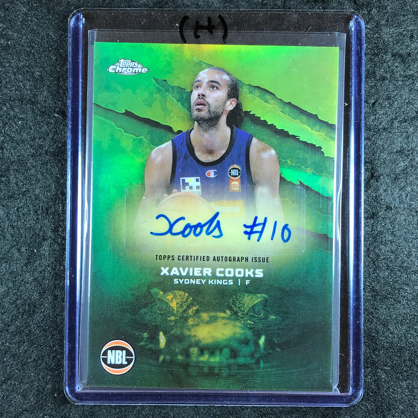 2024-25 Topps Chrome NBL XAVIER COOKS NBL Auto Refractor #XC (H)