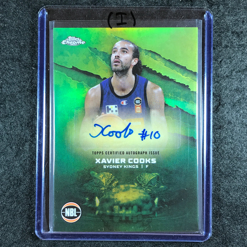 2024-25 Topps Chrome NBL XAVIER COOKS NBL Auto Refractor #XC (I)