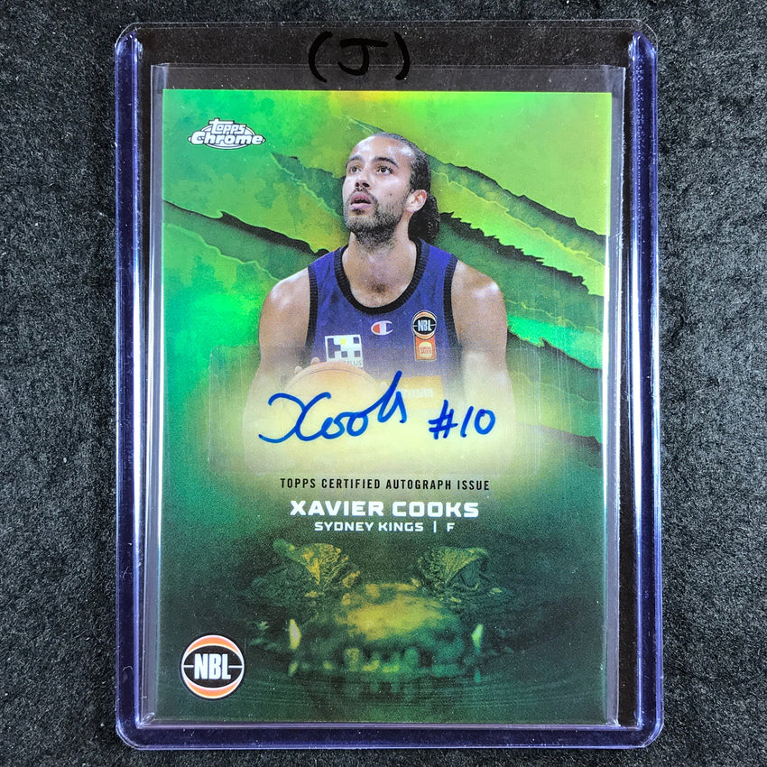 2024-25 Topps Chrome NBL XAVIER COOKS NBL Auto Refractor #XC (J)