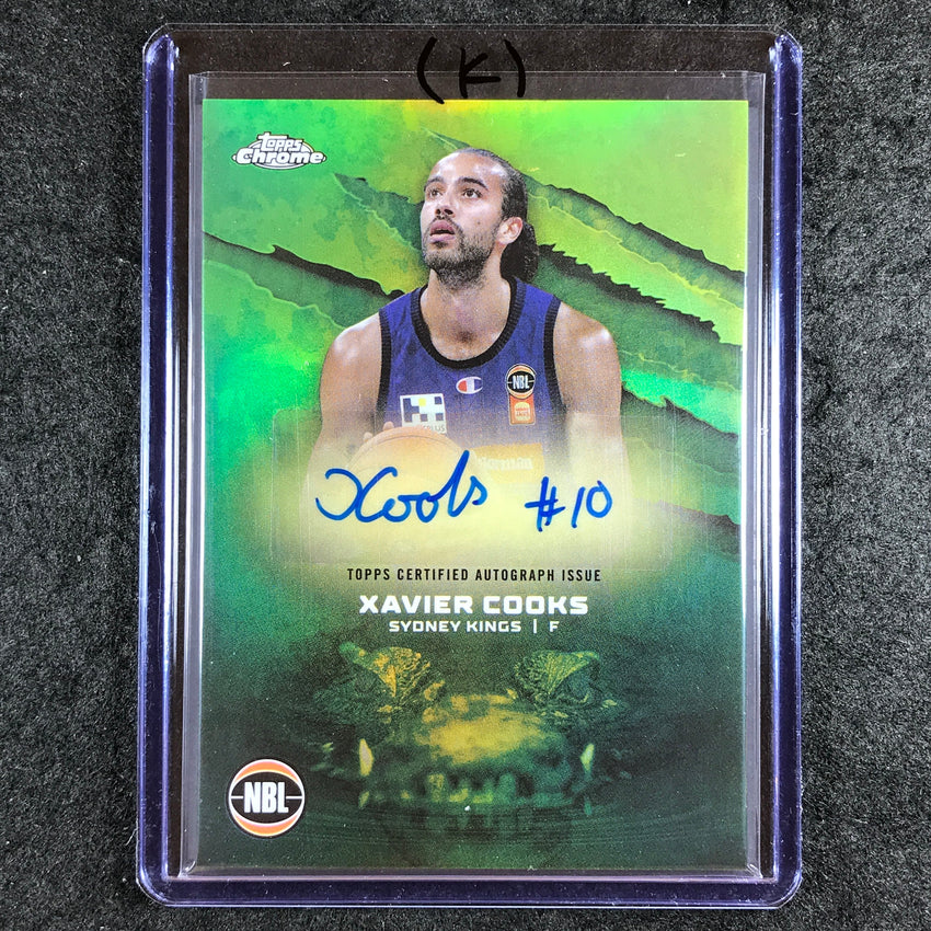 2024-25 Topps Chrome NBL XAVIER COOKS NBL Auto Refractor #XC (K)