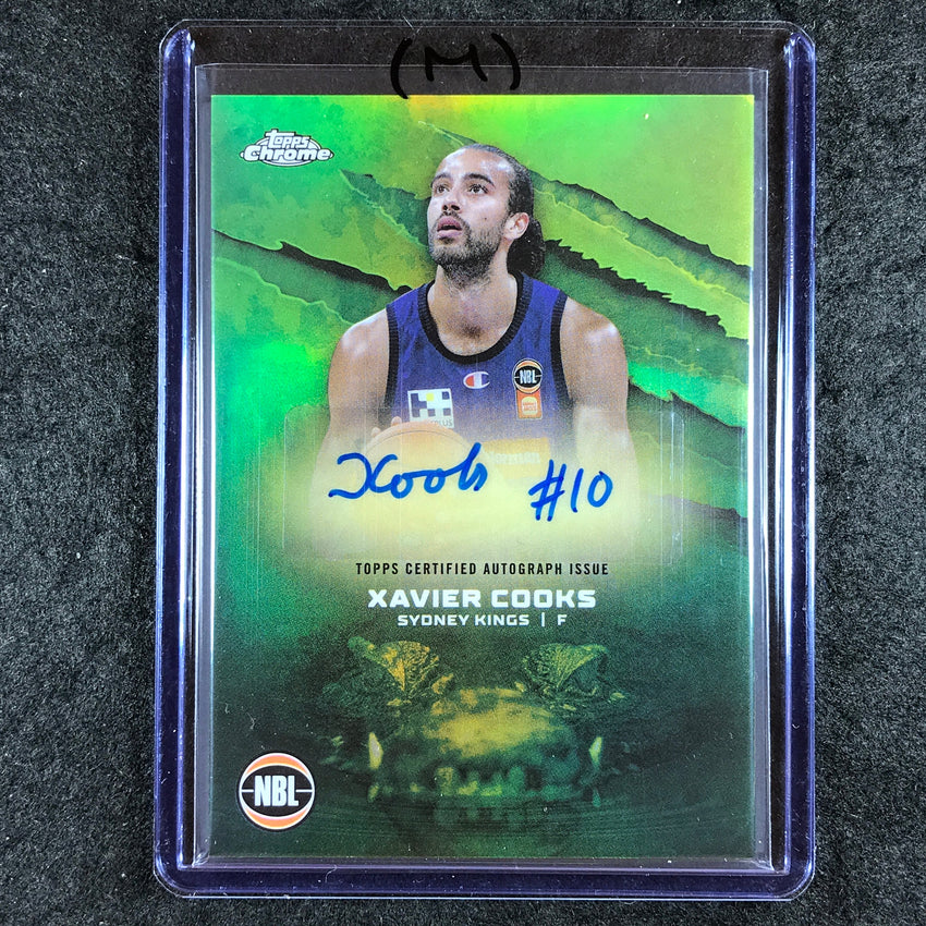 2024-25 Topps Chrome NBL XAVIER COOKS NBL Auto Refractor #XC (M)