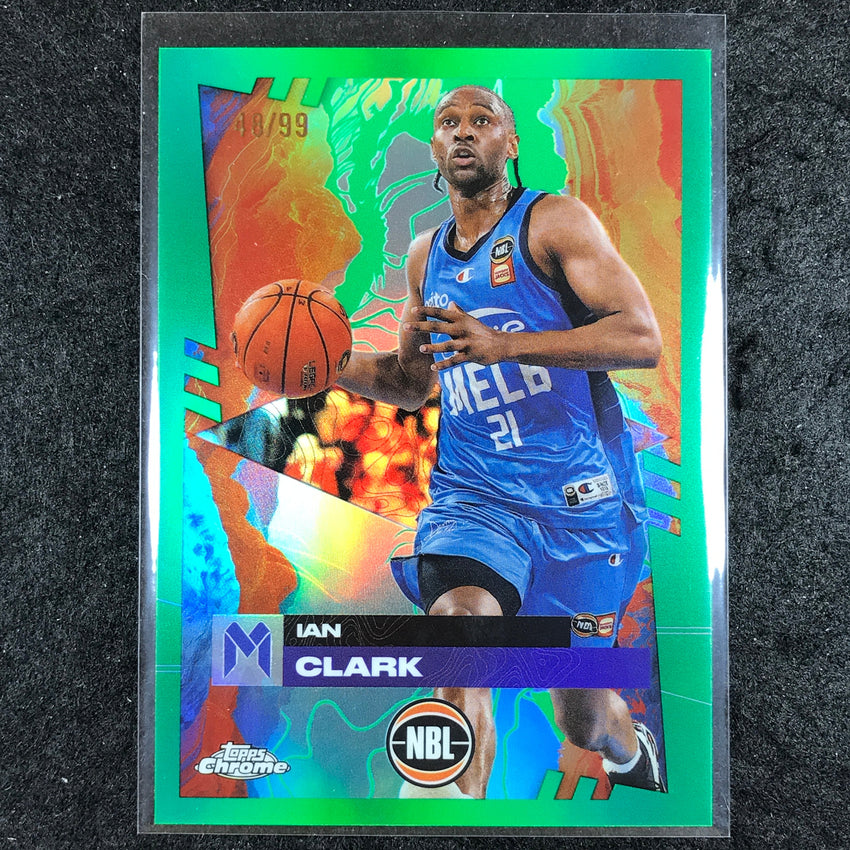2024-25 Topps Chrome NBL IAN CLARK Base Green 48/99 #42