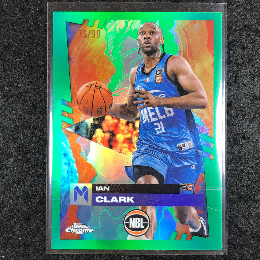 2024-25 Topps Chrome NBL IAN CLARK Base Green 76/99 #42