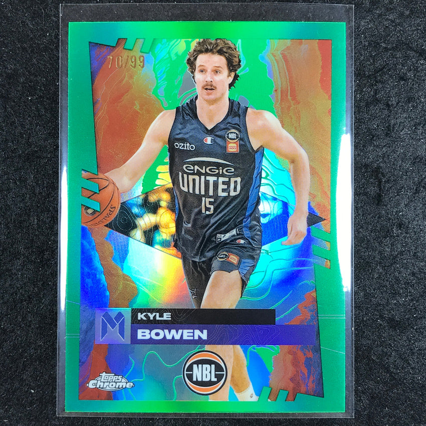 2024-25 Topps Chrome NBL KYLE BOWEN Base Green 70/99 #44