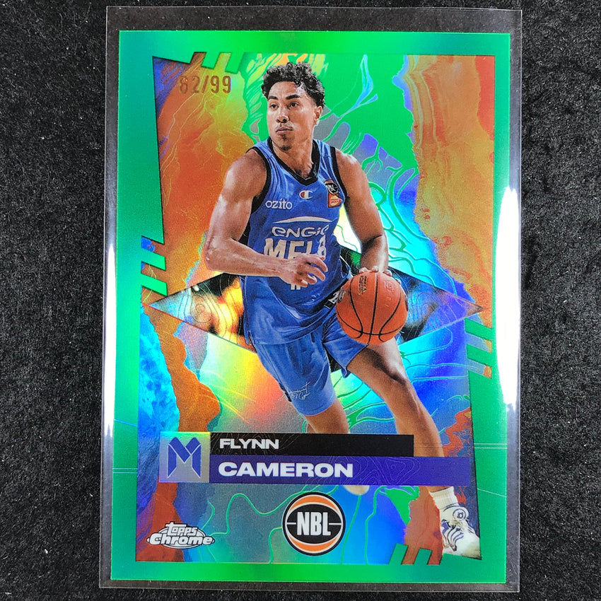 2024-25 Topps Chrome NBL FLYNN CAMERON Base Green 62/99 #45