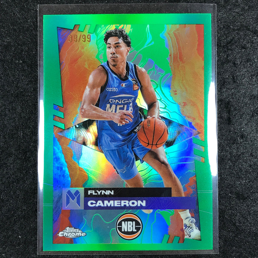 2024-25 Topps Chrome NBL FLYNN CAMERON Base Green 39/99 #45