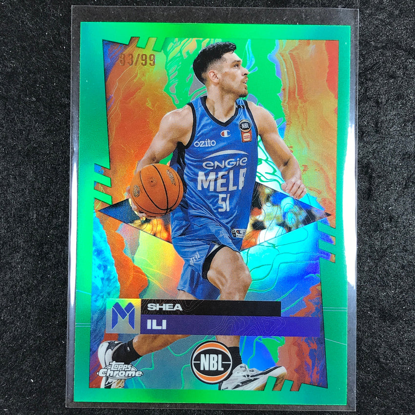 2024-25 Topps Chrome NBL SHEA ILI Base Green 83/99 #46