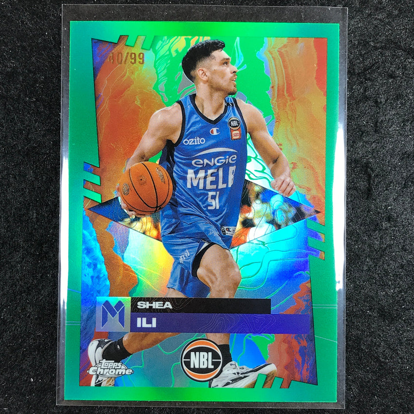 2024-25 Topps Chrome NBL SHEA ILI Base Green 40/99 #46