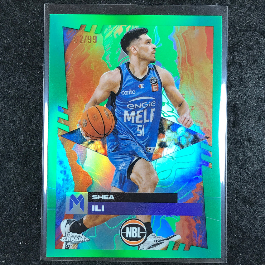 2024-25 Topps Chrome NBL SHEA ILI Base Green 62/99 #46