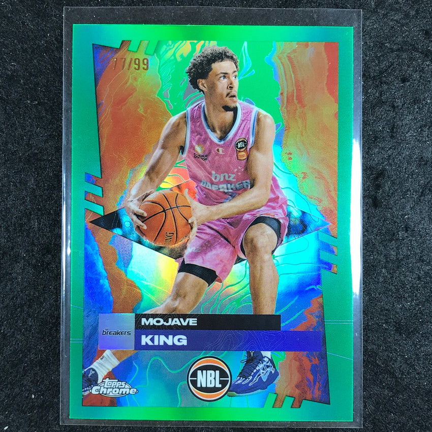 2024-25 Topps Chrome NBL MOJAVE KING Base Green 77/99 #53