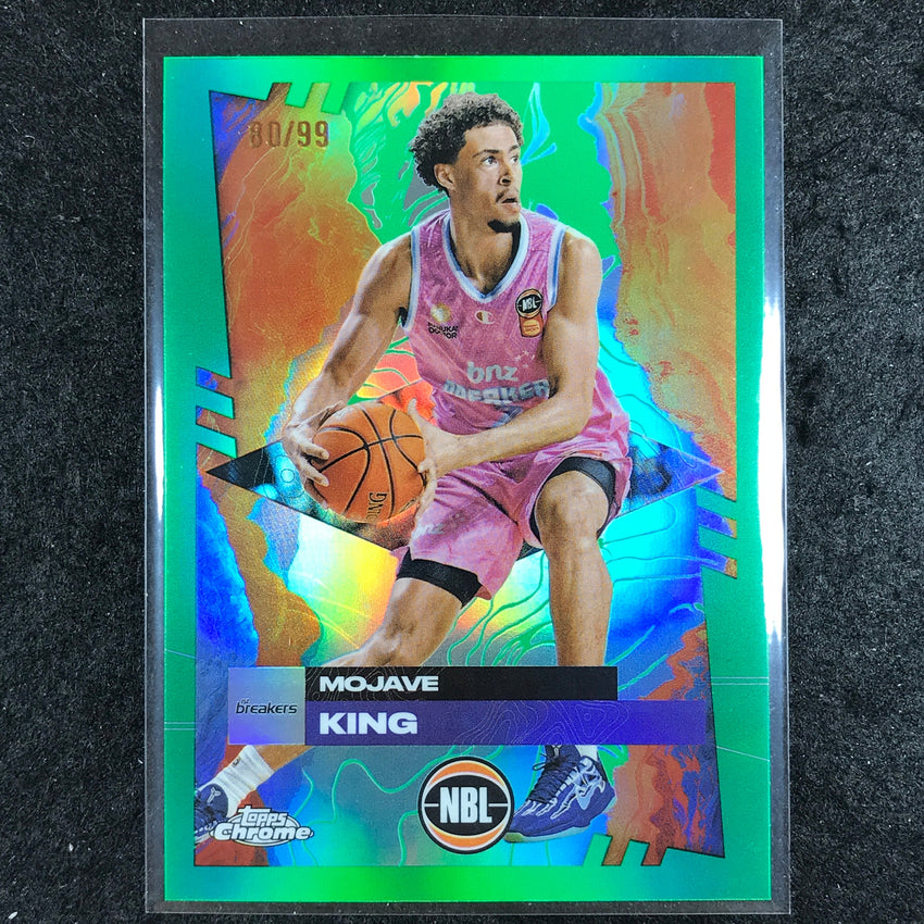 2024-25 Topps Chrome NBL MOJAVE KING Base Green 80/99 #53
