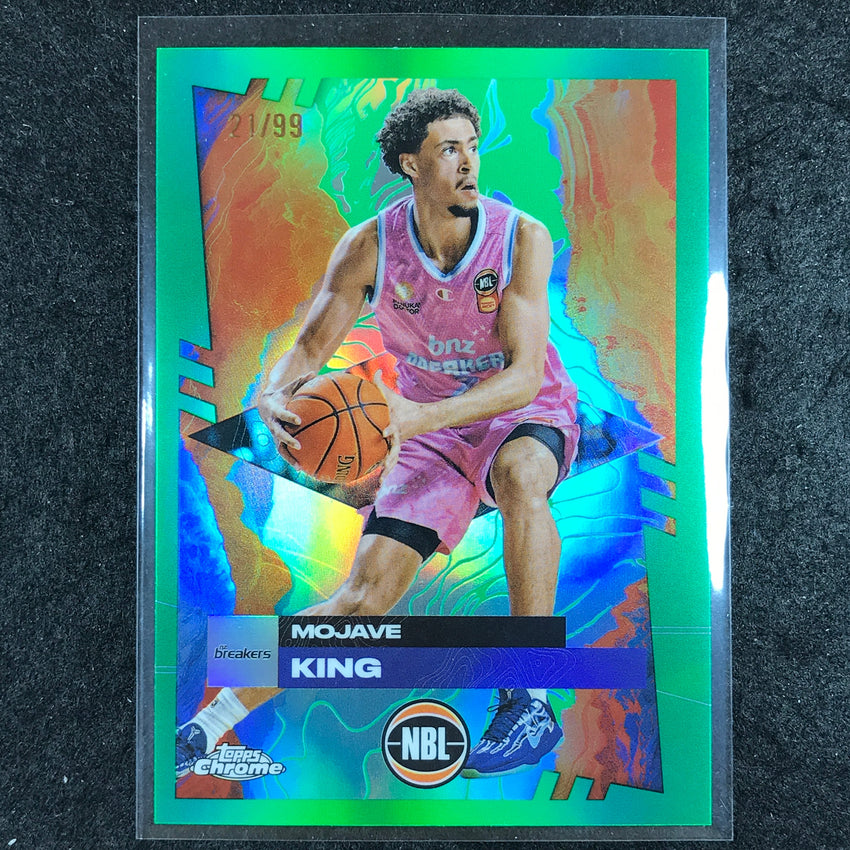 2024-25 Topps Chrome NBL MOJAVE KING Base Green 21/99 #53