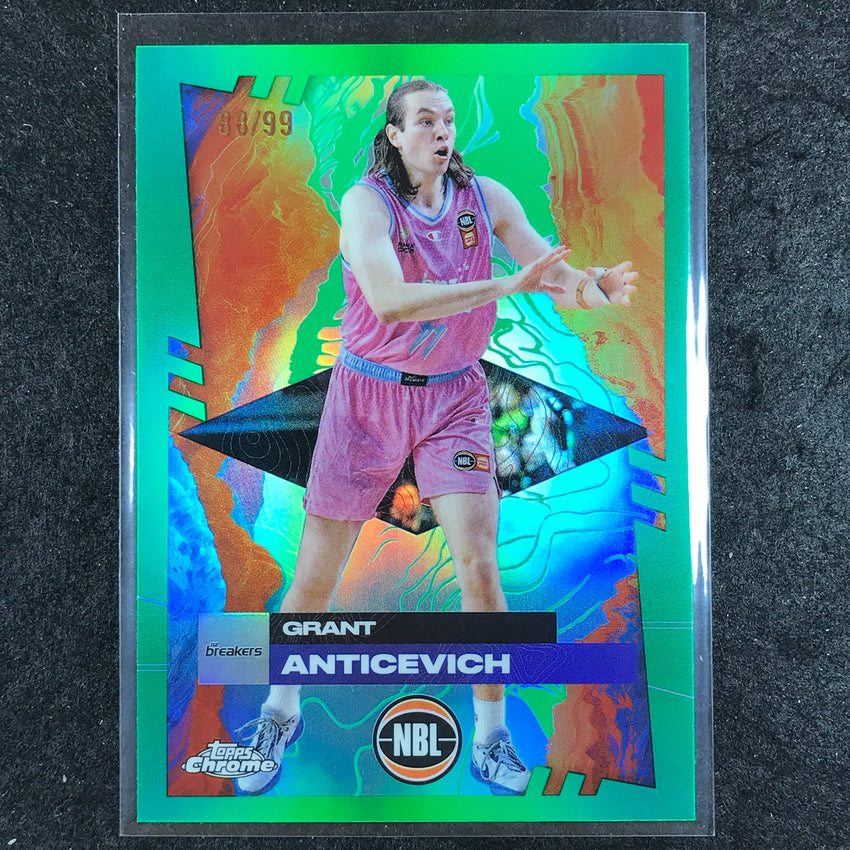 2024-25 Topps Chrome NBL GRANT ANTICEVICH Base Green 88/99 #58