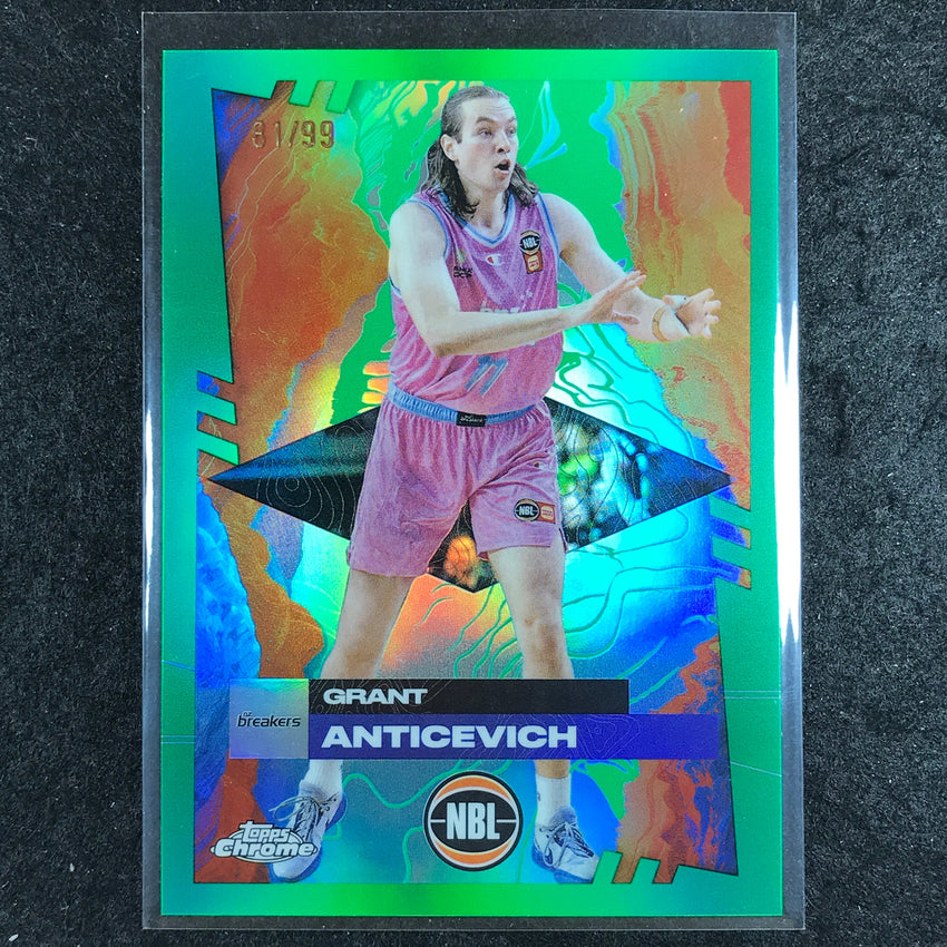 2024-25 Topps Chrome NBL GRANT ANTICEVICH Base Green 81/99 #58