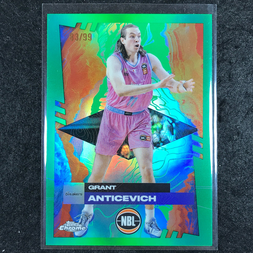 2024-25 Topps Chrome NBL GRANT ANTICEVICH Base Green 83/99 #58