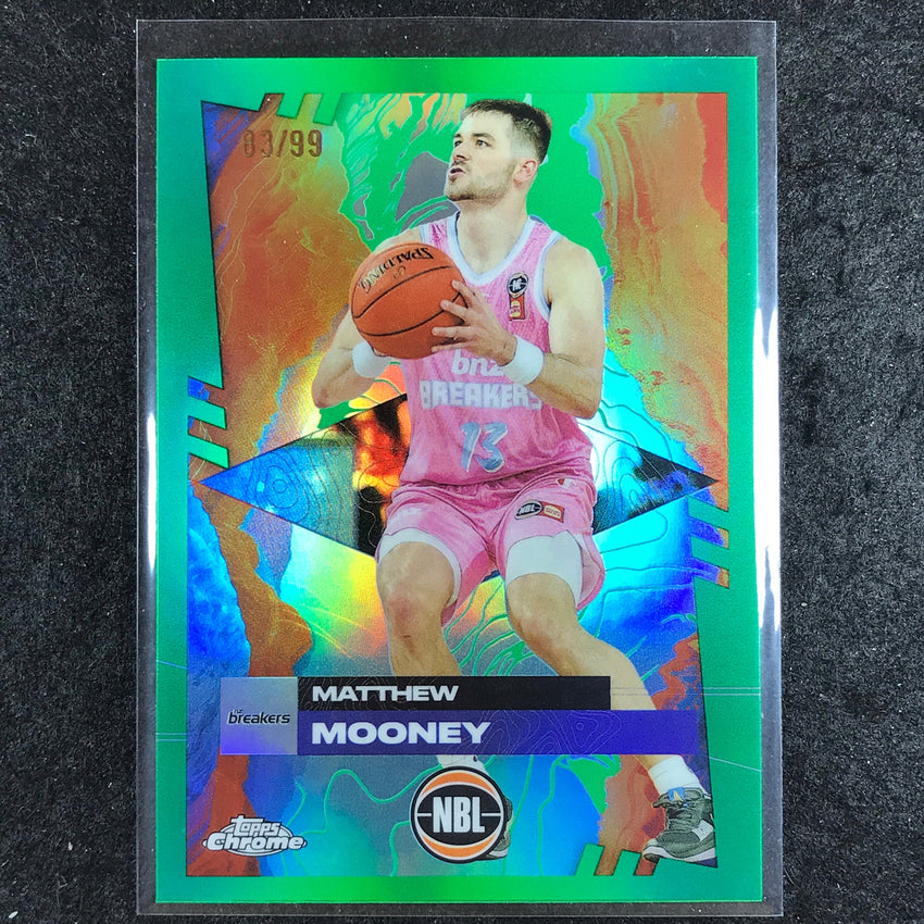 2024-25 Topps Chrome NBL MATTHEW MOONEY Base Green 83/99 #59