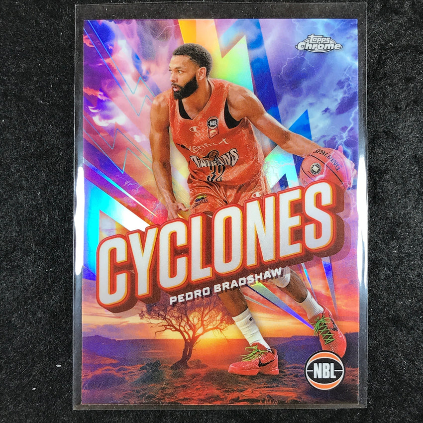 2024-25 Topps Chrome NBL PEDRO BRADSHAW Cyclones Refractor #5