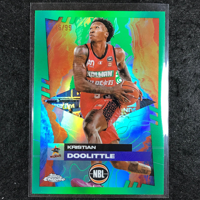 2024-25 Topps Chrome NBL KRISTIAN DOOLITTLE Base Green 16/99 #66