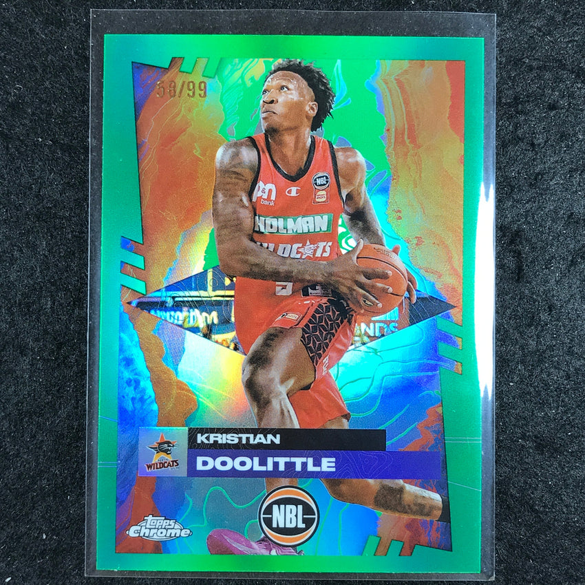 2024-25 Topps Chrome NBL KRISTIAN DOOLITTLE Base Green 58/99 #66