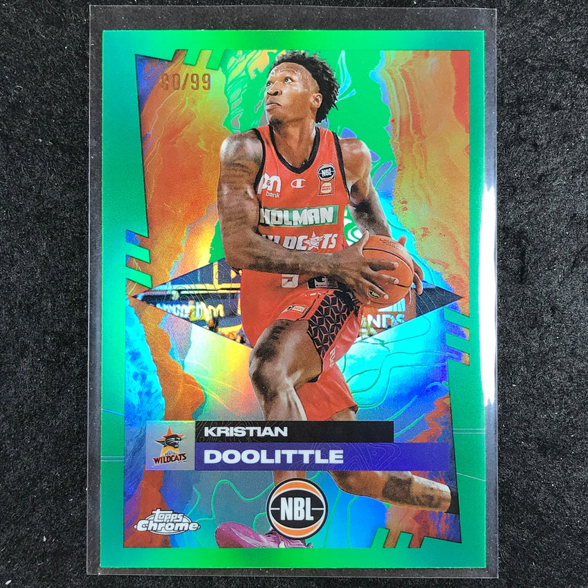 2024-25 Topps Chrome NBL KRISTIAN DOOLITTLE Base Green 90/99 #66