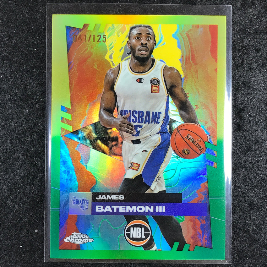 2024-25 Topps Chrome NBL JAMES BATEMON III Base Golden Wattle /125 #19