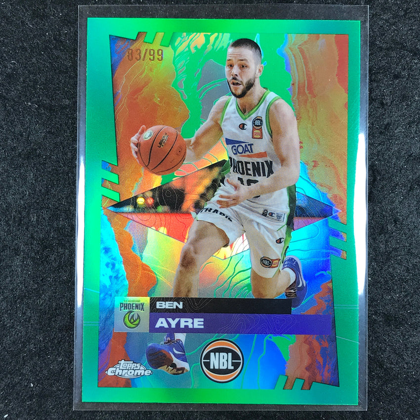 2024-25 Topps Chrome NBL BEN AYRE Base Green 83/99 #72