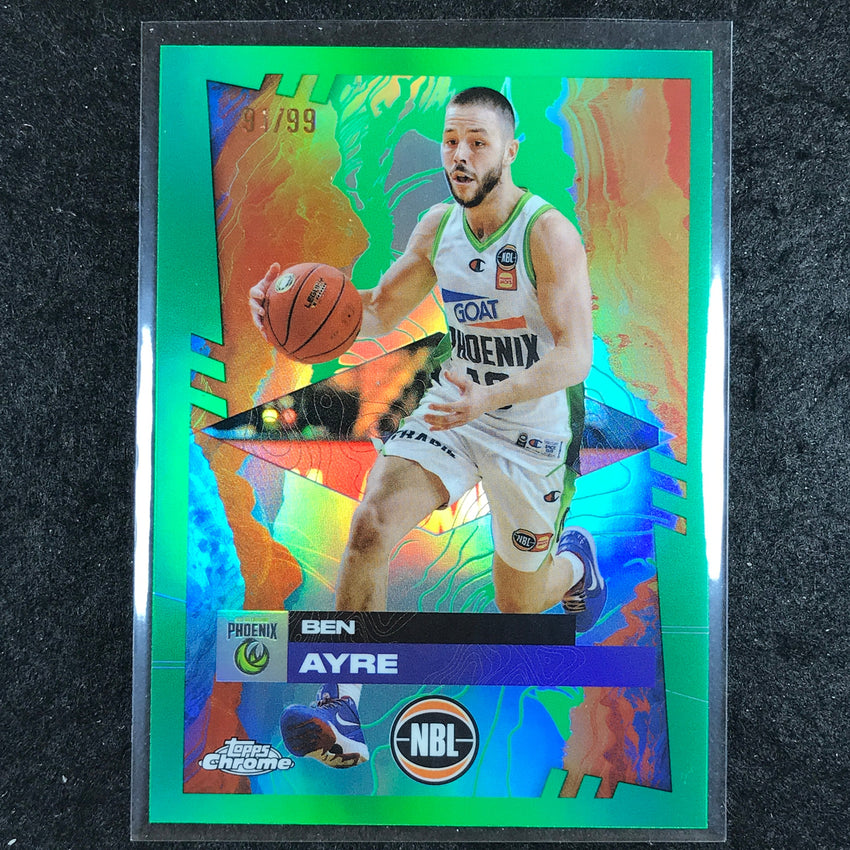 2024-25 Topps Chrome NBL BEN AYRE Base Green 91/99 #72
