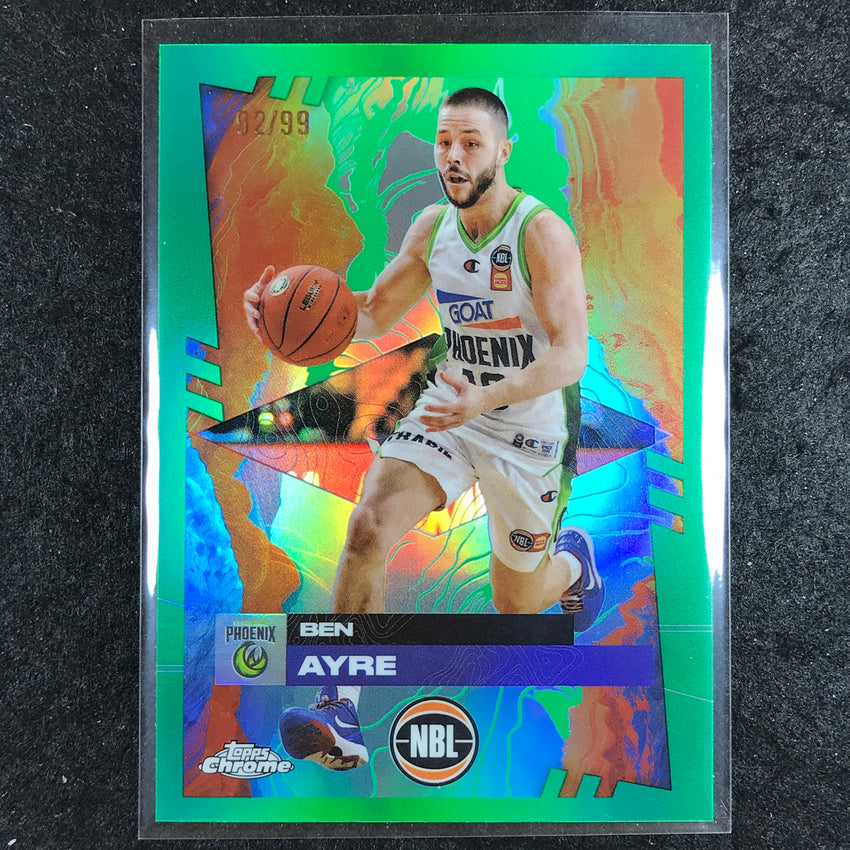 2024-25 Topps Chrome NBL BEN AYRE Base Green 92/99 #72