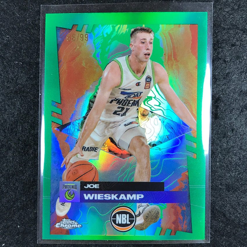 2024-25 Topps Chrome NBL JOE WIESKAMP Base Green 66/99 #74