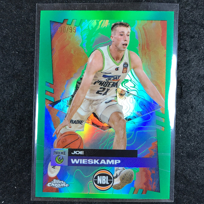 2024-25 Topps Chrome NBL JOE WIESKAMP Base Green 90/99 #74
