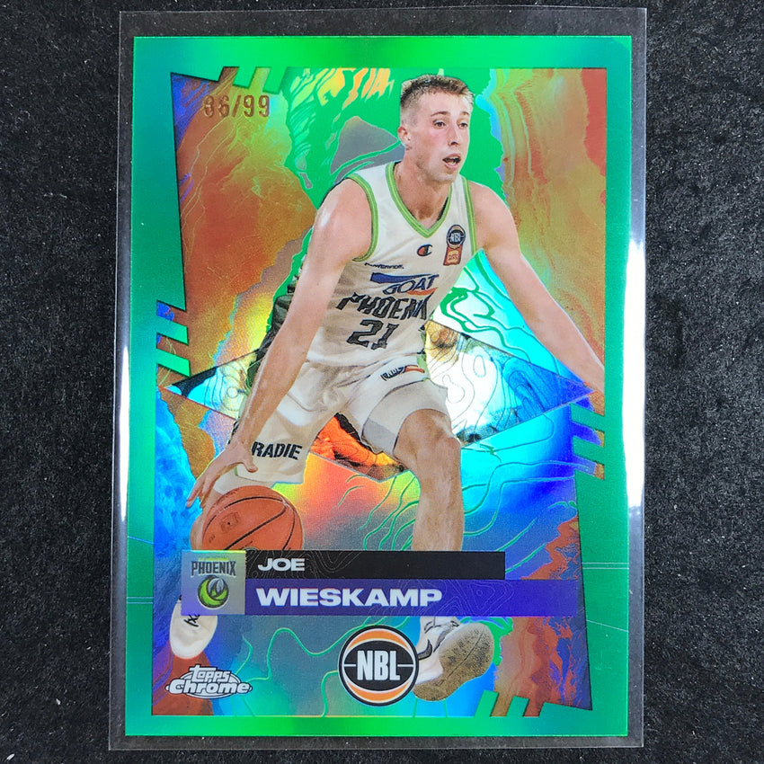 2024-25 Topps Chrome NBL JOE WIESKAMP Base Green 86/99 #74
