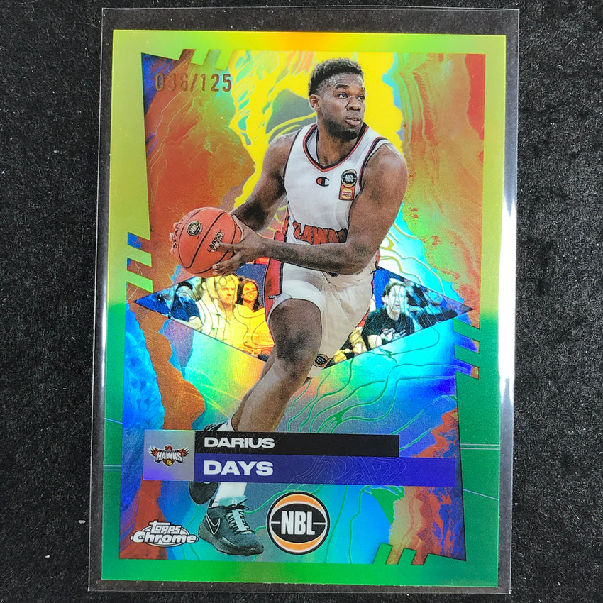 2024-25 Topps Chrome NBL DARIUS DAYS Base Golden Wattle /125 #31